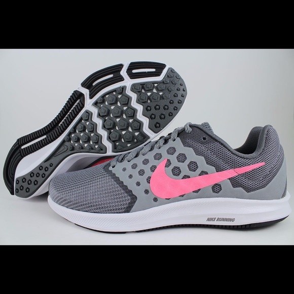 Nike Shoes - NIKE DOWNSHIFTER 7 COOL GRAY/LAVA GLOW CORAL PINK